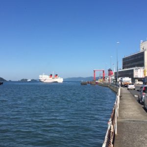 フェリー出港
