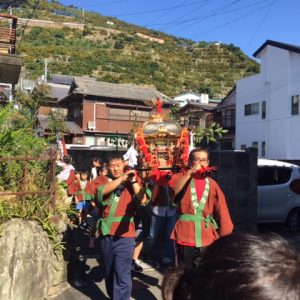 ミカンの町の秋祭り