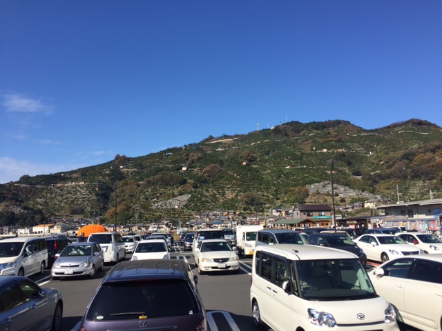 12月20日の駐車場
